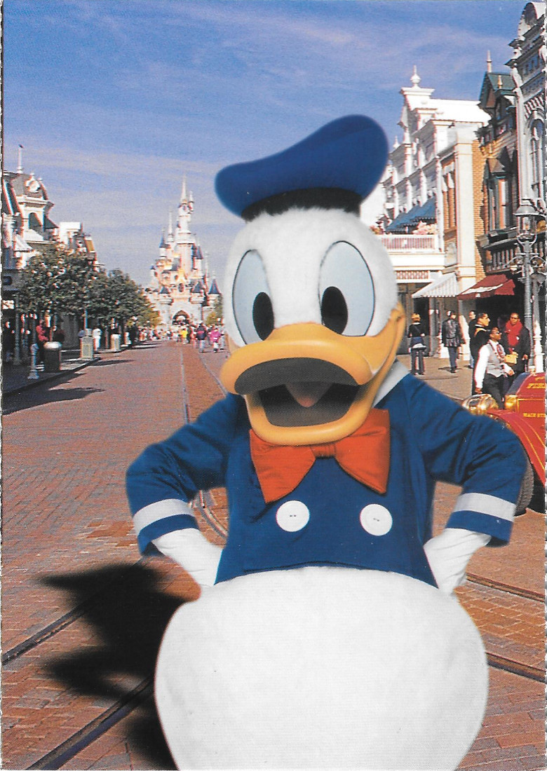Disneyland Resort Paris. Donald. Non viaggiata