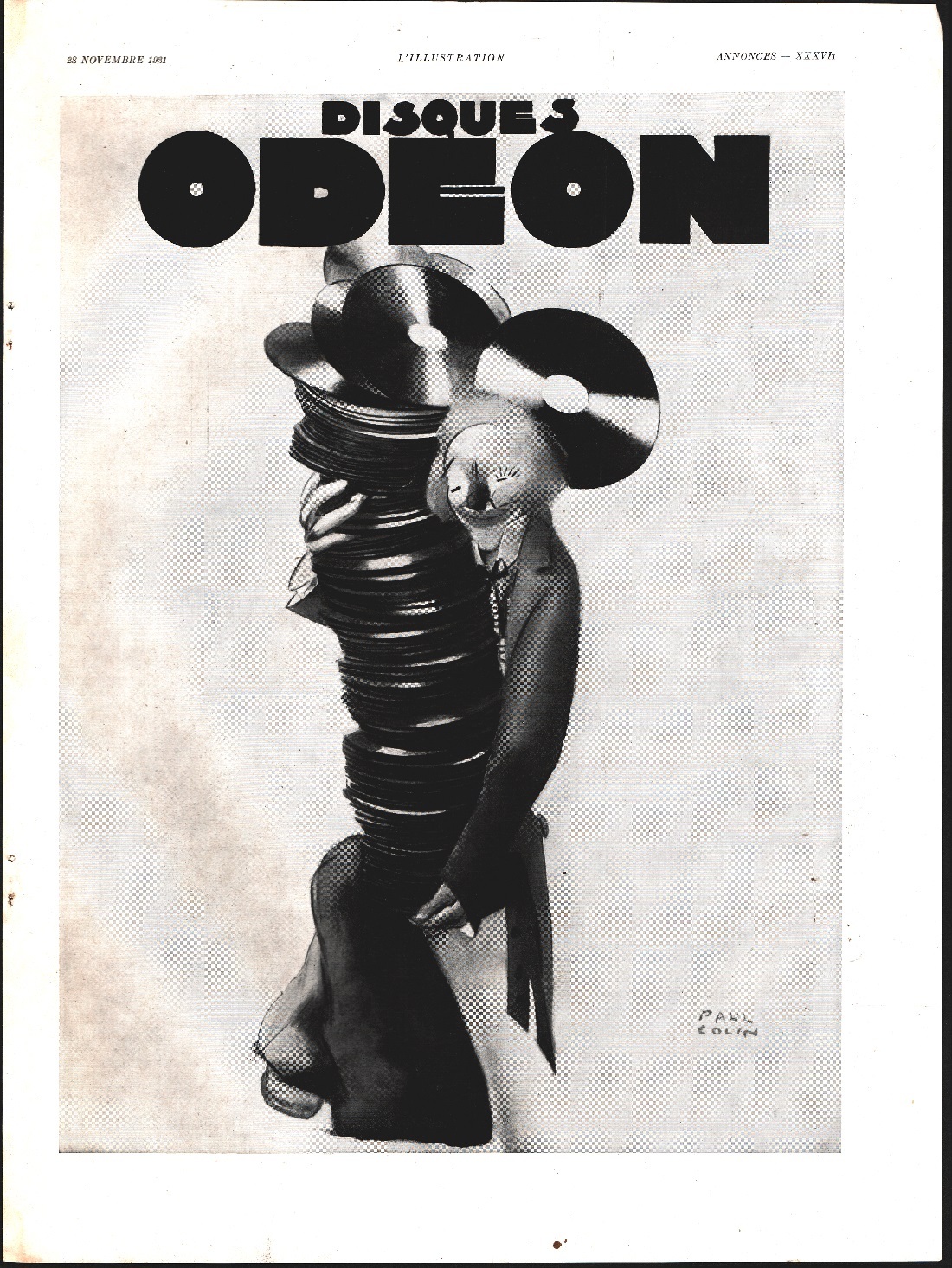 Disques Odeon. Advertising 1932