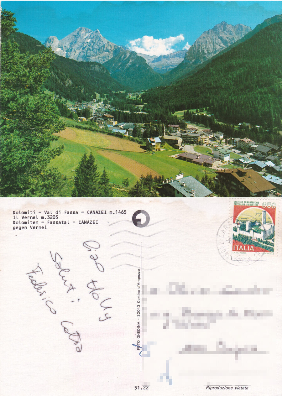 Dolomiti. Val di Fassa. Canazei - Viaggiata