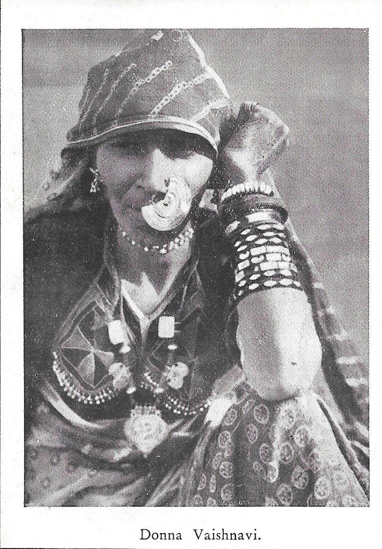 Donna Vaishnavi (India). Stampa 1934