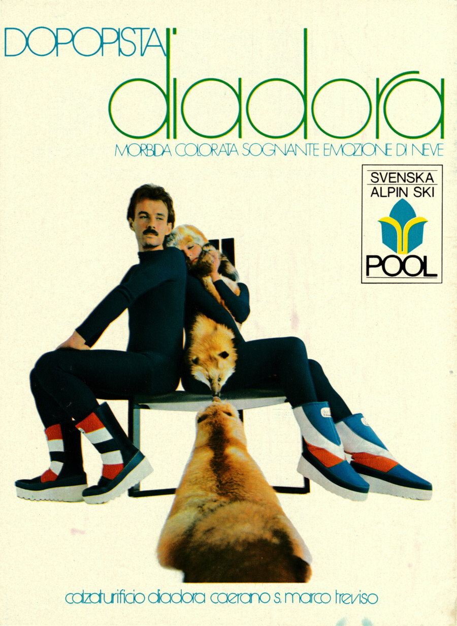 Dopopista Diadora/ Attacchi Geze Olymp 76. Advertising 1976