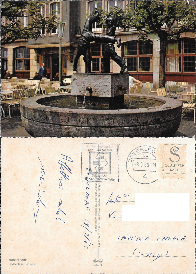 Dusseldorf - Viaggiata 1969