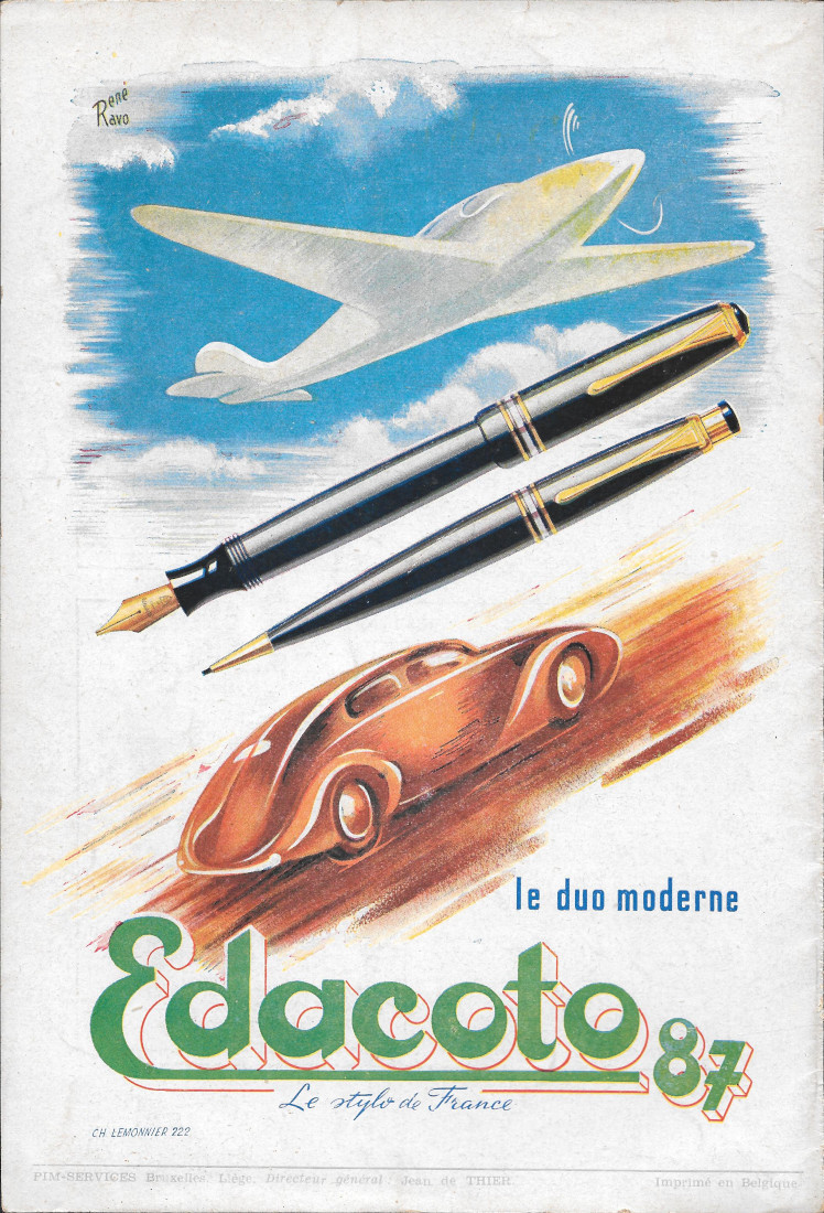 Edacoto 87, le stylo de France - Advertising 1946