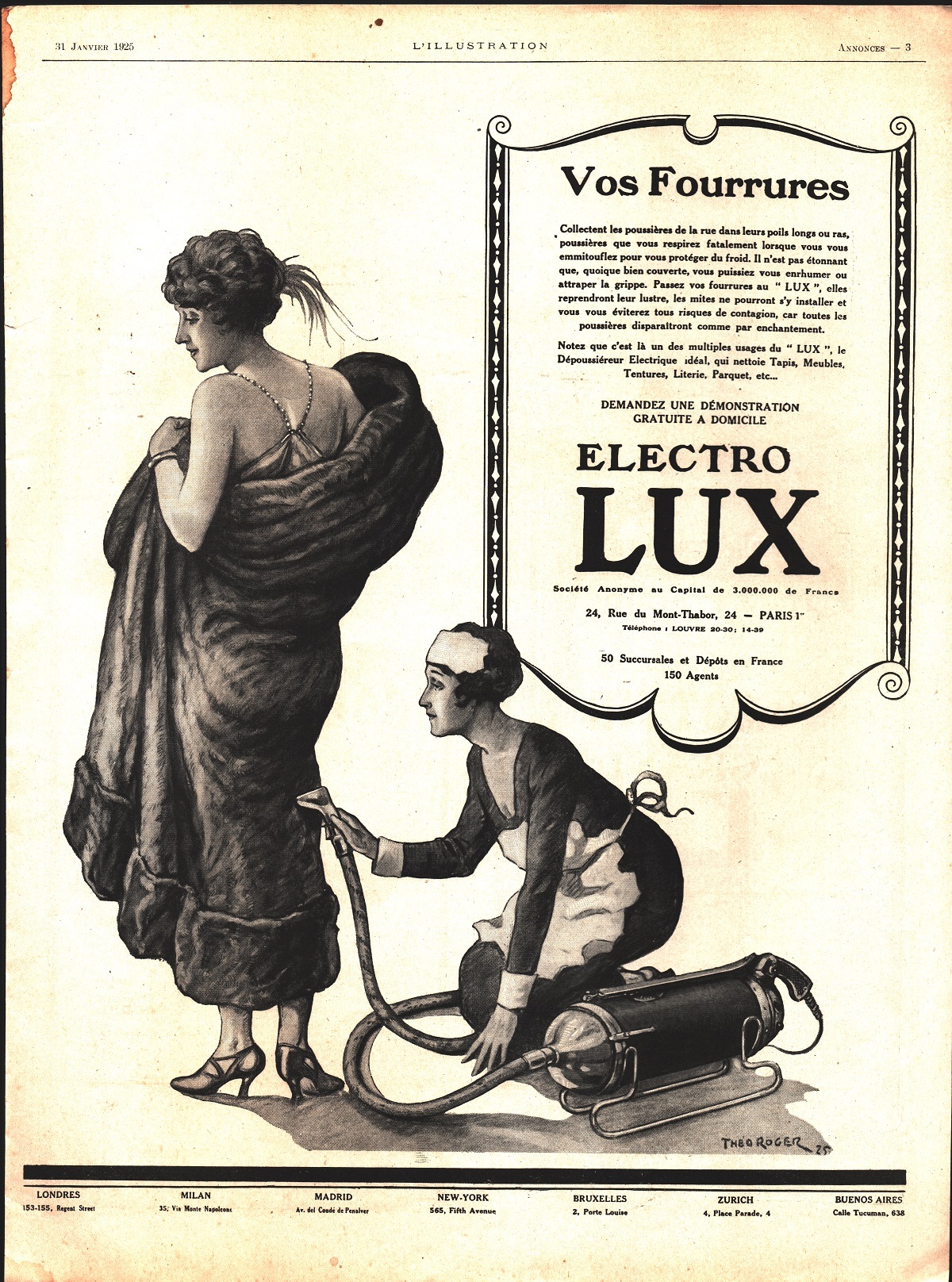 Electrolux. Advertising 1925