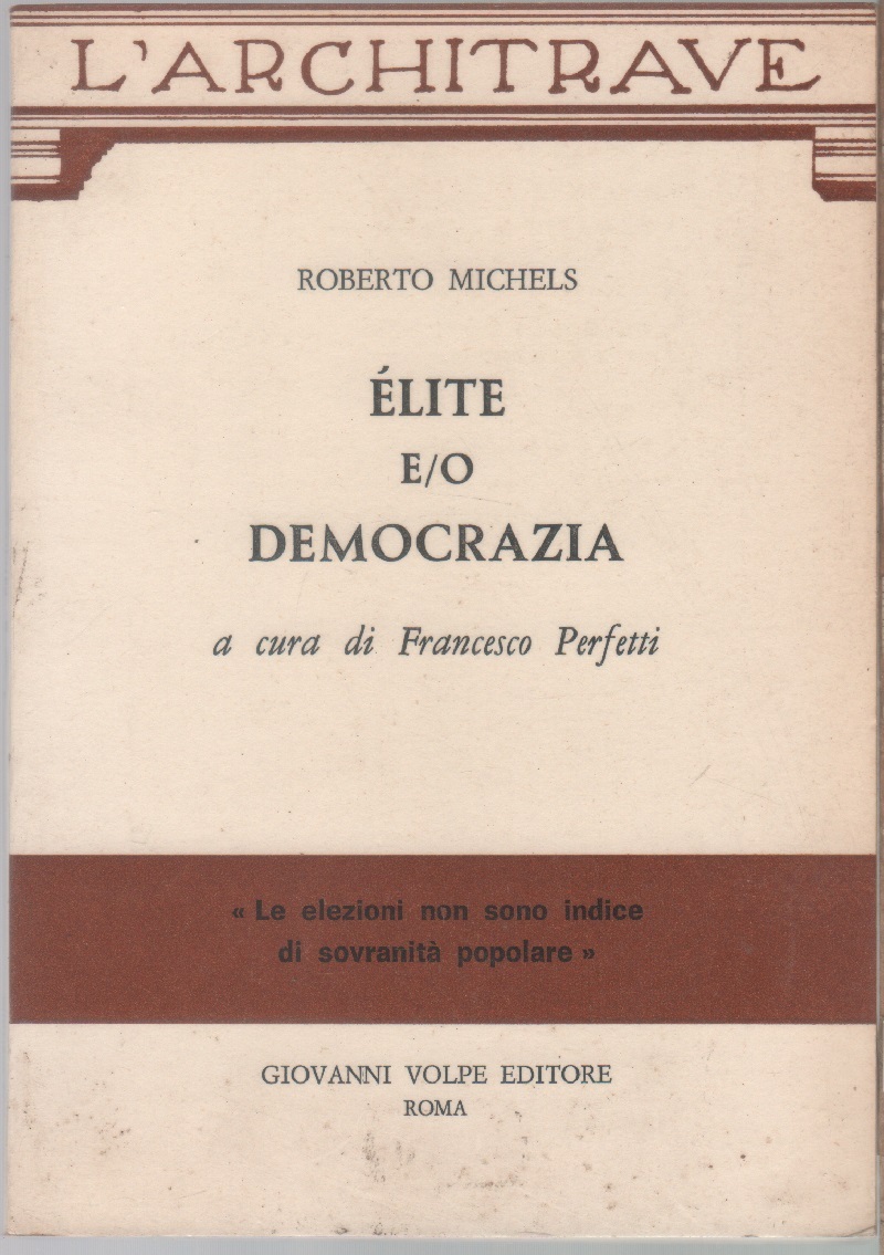 Elite e/o democrazia