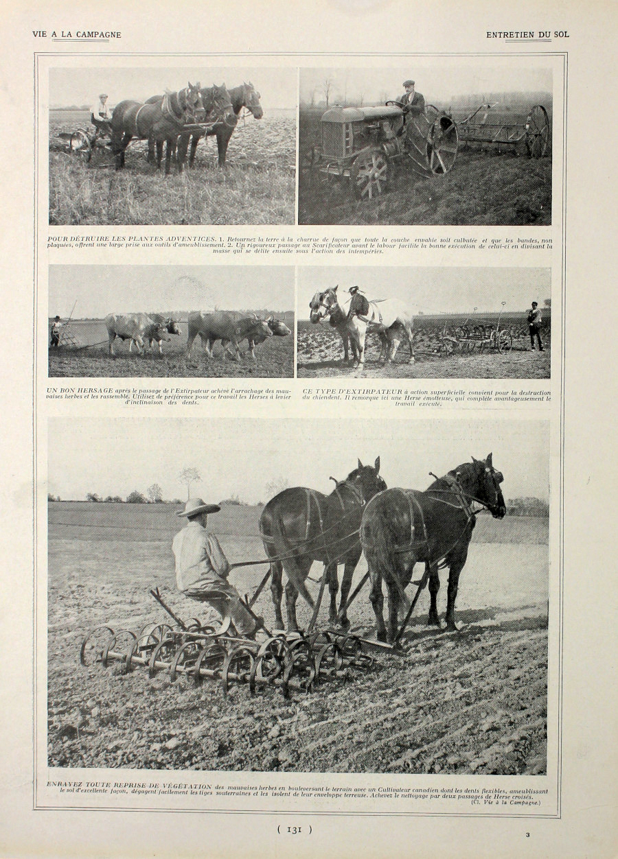 Entretien du sol. Immagine 1927