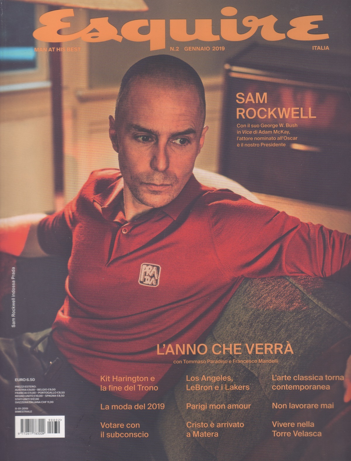 Esquire. Rivista. N. 2 gennaio 2019