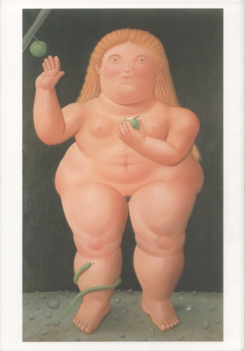 Eva. Botero 1989. Non viaggiata