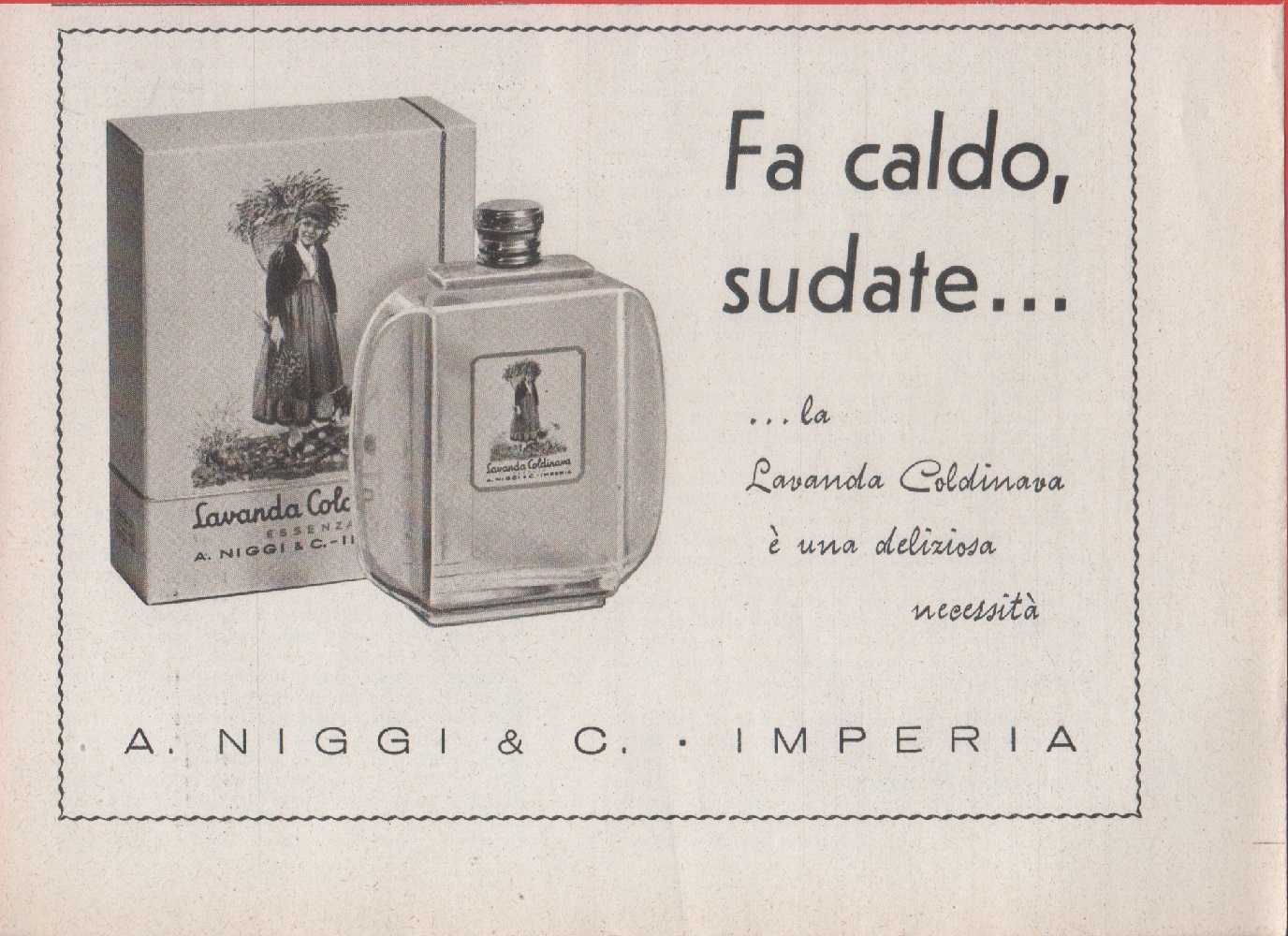 Fa caldo, sudate... la Lavanda Coldinava è una deliziosa necessità. …
