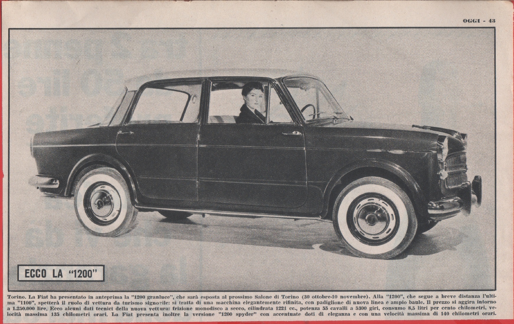 Fiat 1200. Immagine 1947