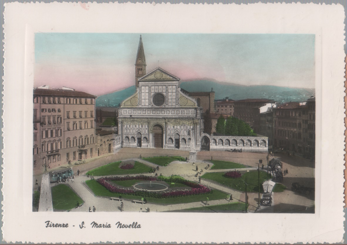 Firenze. S. Maria Novella. Viaggiata 1952