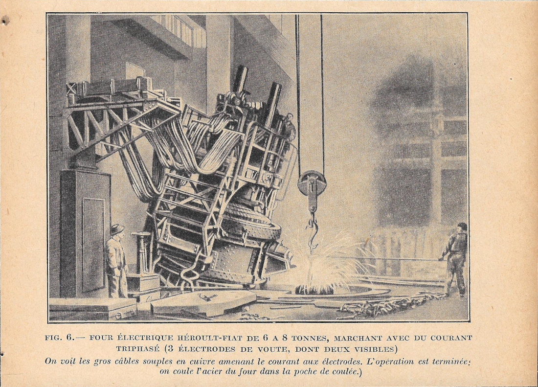 Four Electrique Héroult-Fiat de 6 a 8 tonnes - Immagine …