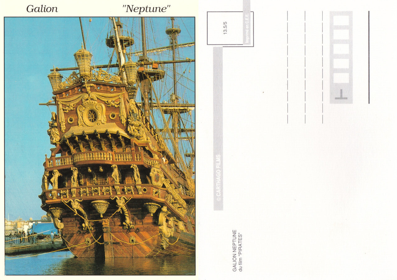 Galion "Neptune" du film Pirates. Non viaggiata