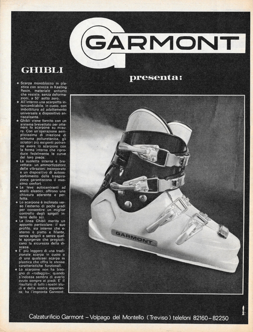 Garmont / Tecnica - Advertising 1970