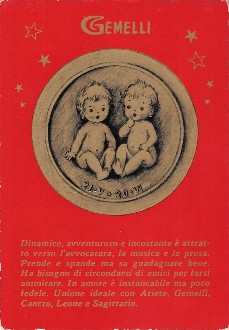 Gemelli. Edizioni Cecami. Non viaggiata