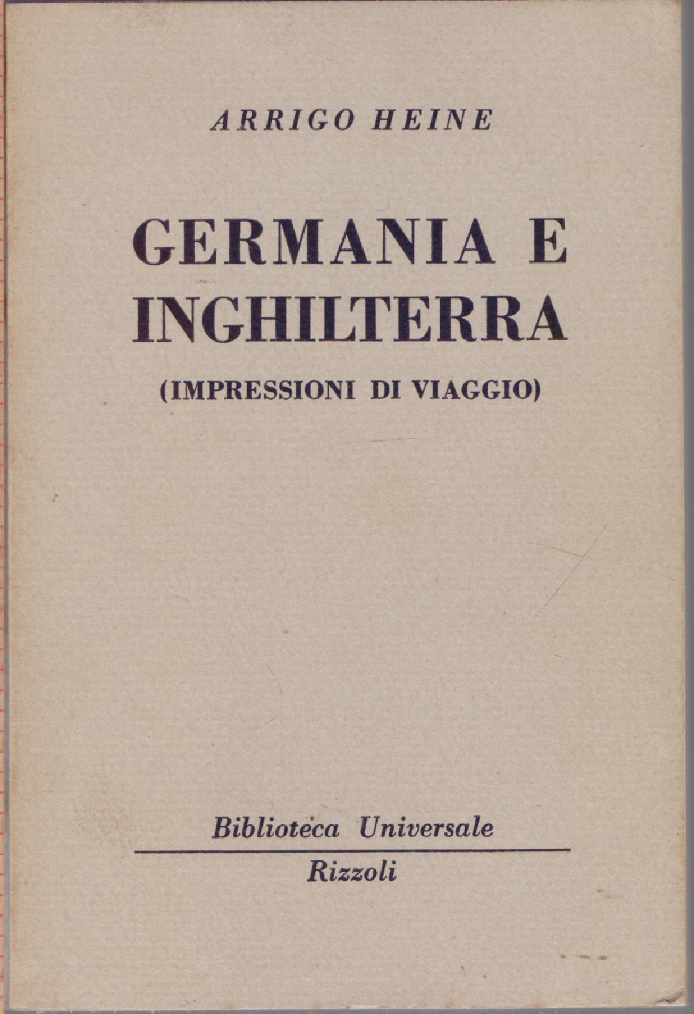 Germania e Inghilterra (Impressioni di viaggio) - (957 - 959 …