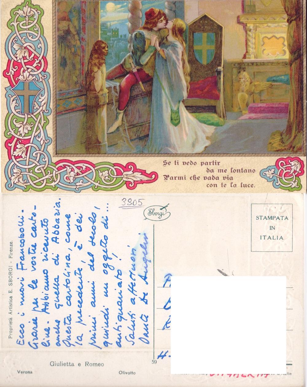 Giulietta e Romeo. Viaggiata