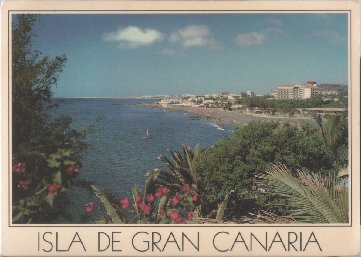 Gran Canaria. Play de San Agustin. Viaggiata 1997