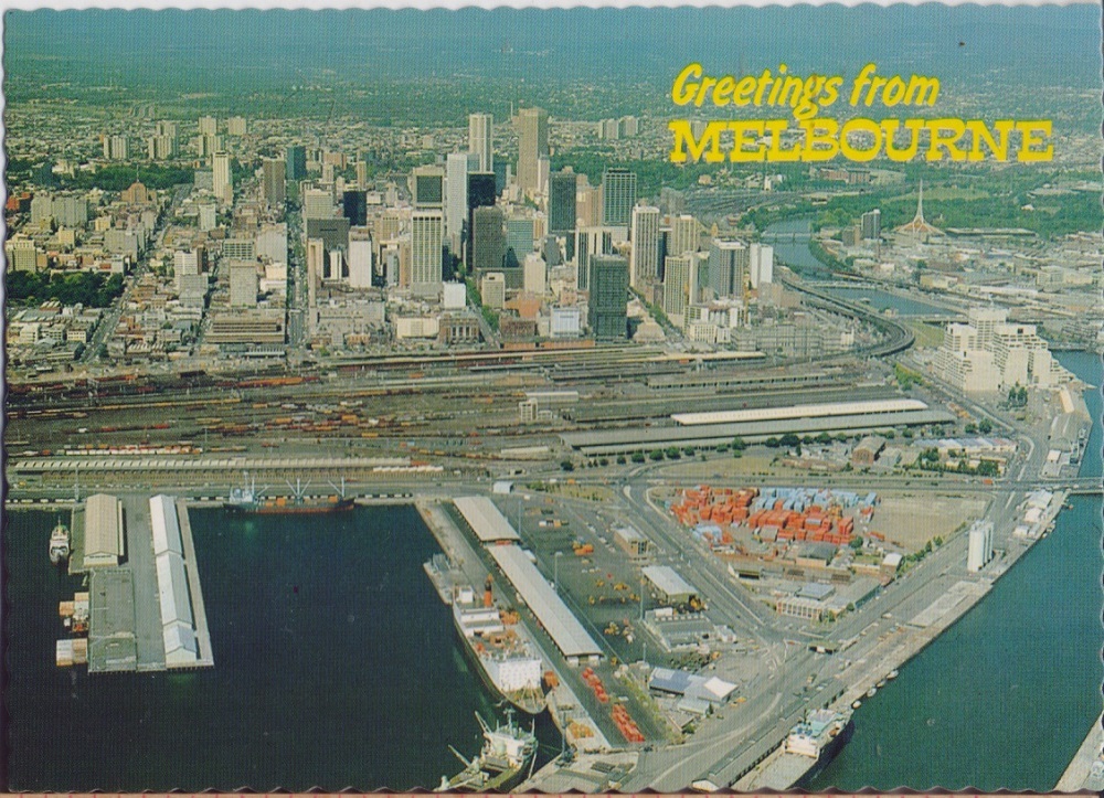 Greetings from Melbourne (Australia). Non viaggiata