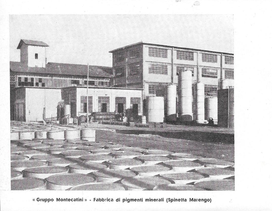 Gruppo Montecatini, Fabbrica di pigmenti minerali, Spinetta Marengo. Stampa 1938
