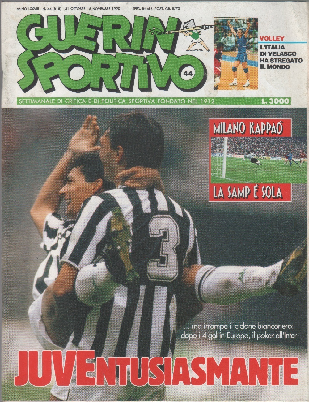 Guerin Sportivo n. 44 . 1990