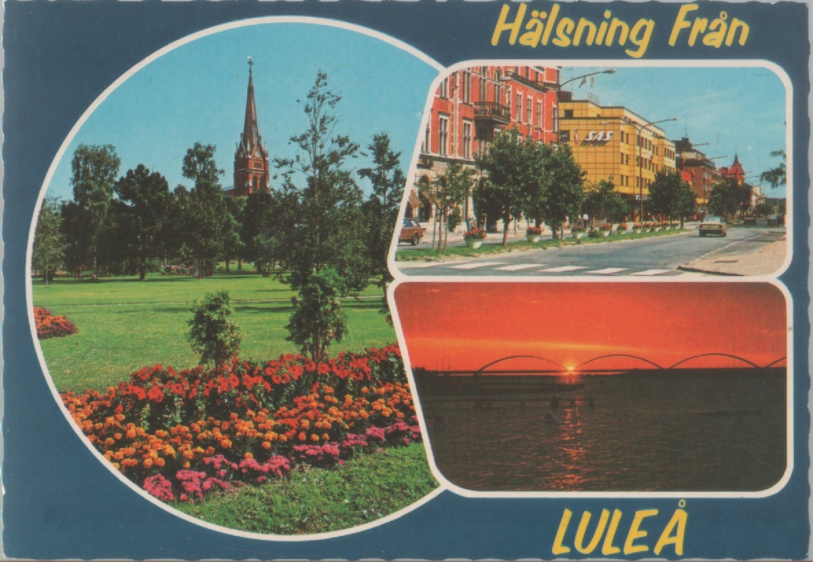 Halsing fran Lulea (Svezia). Non viaggiata