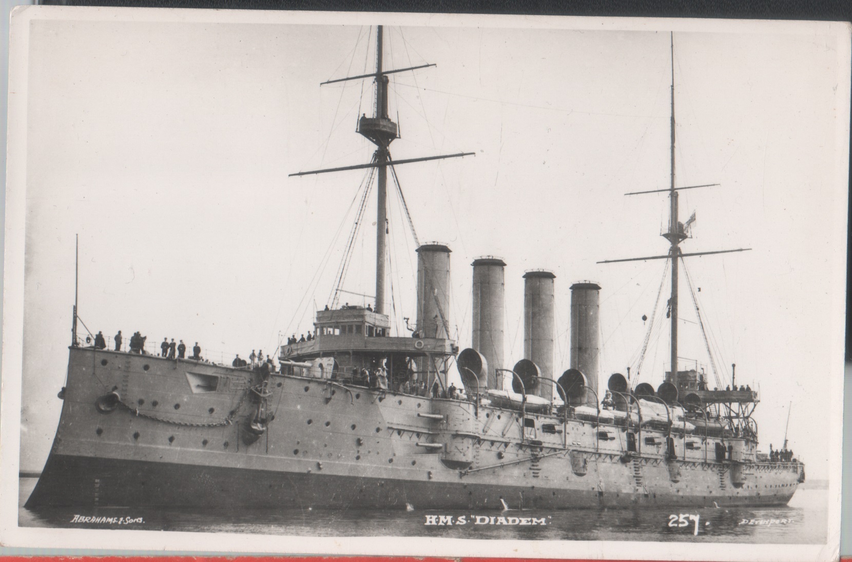HMS Diadem (1896). Photo