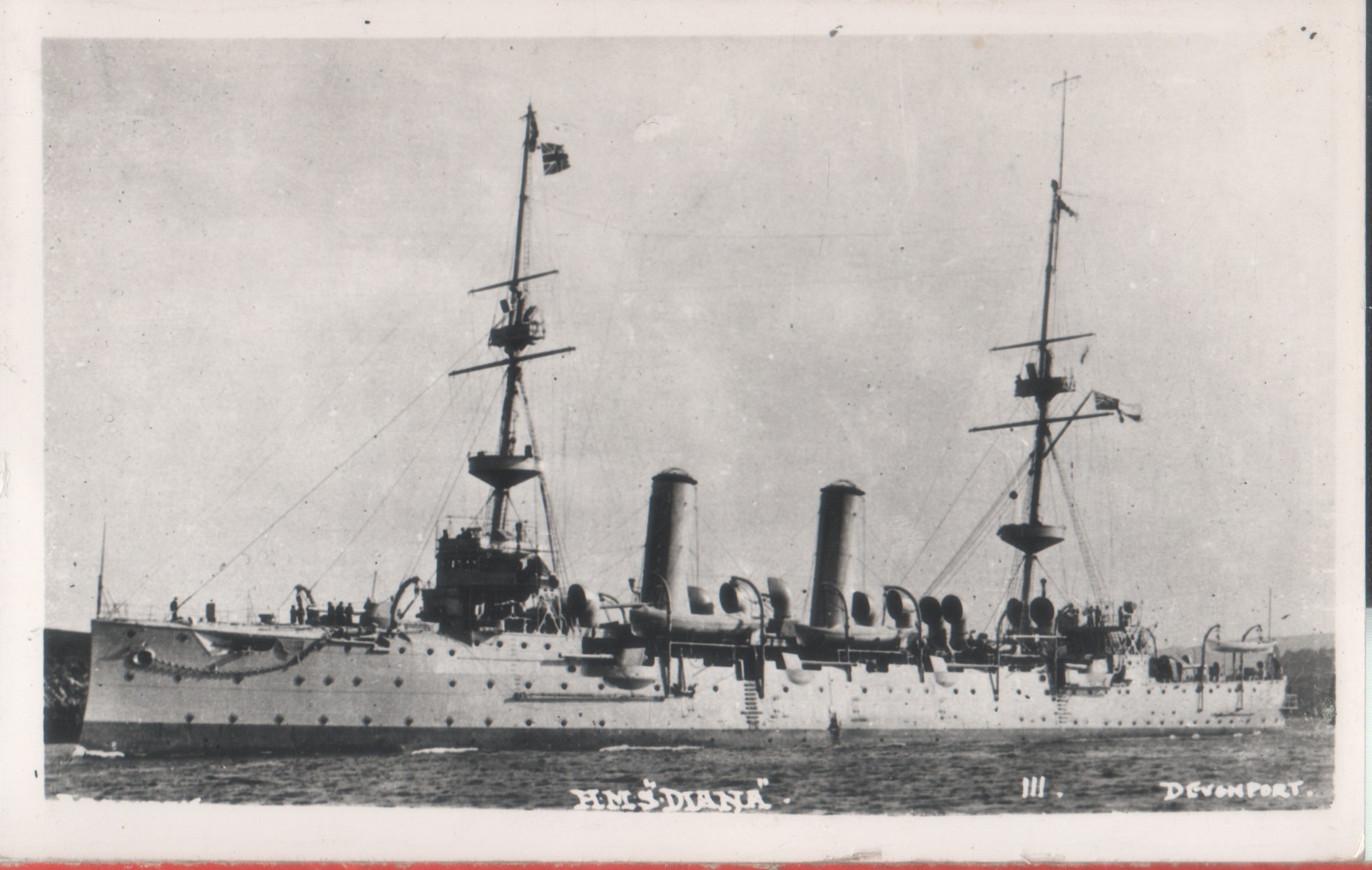 HMS Diana (1895). Photo