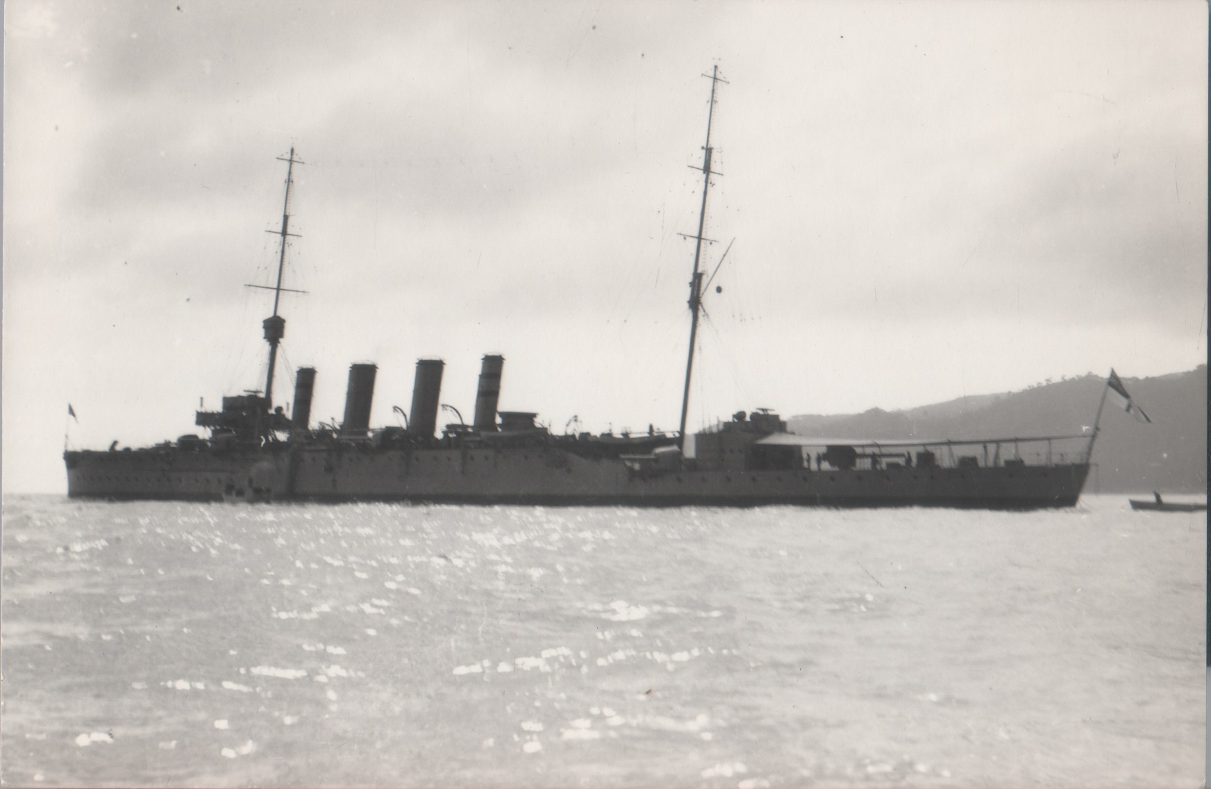 HMS Dublin (1912). Photo A. Fraccaroli