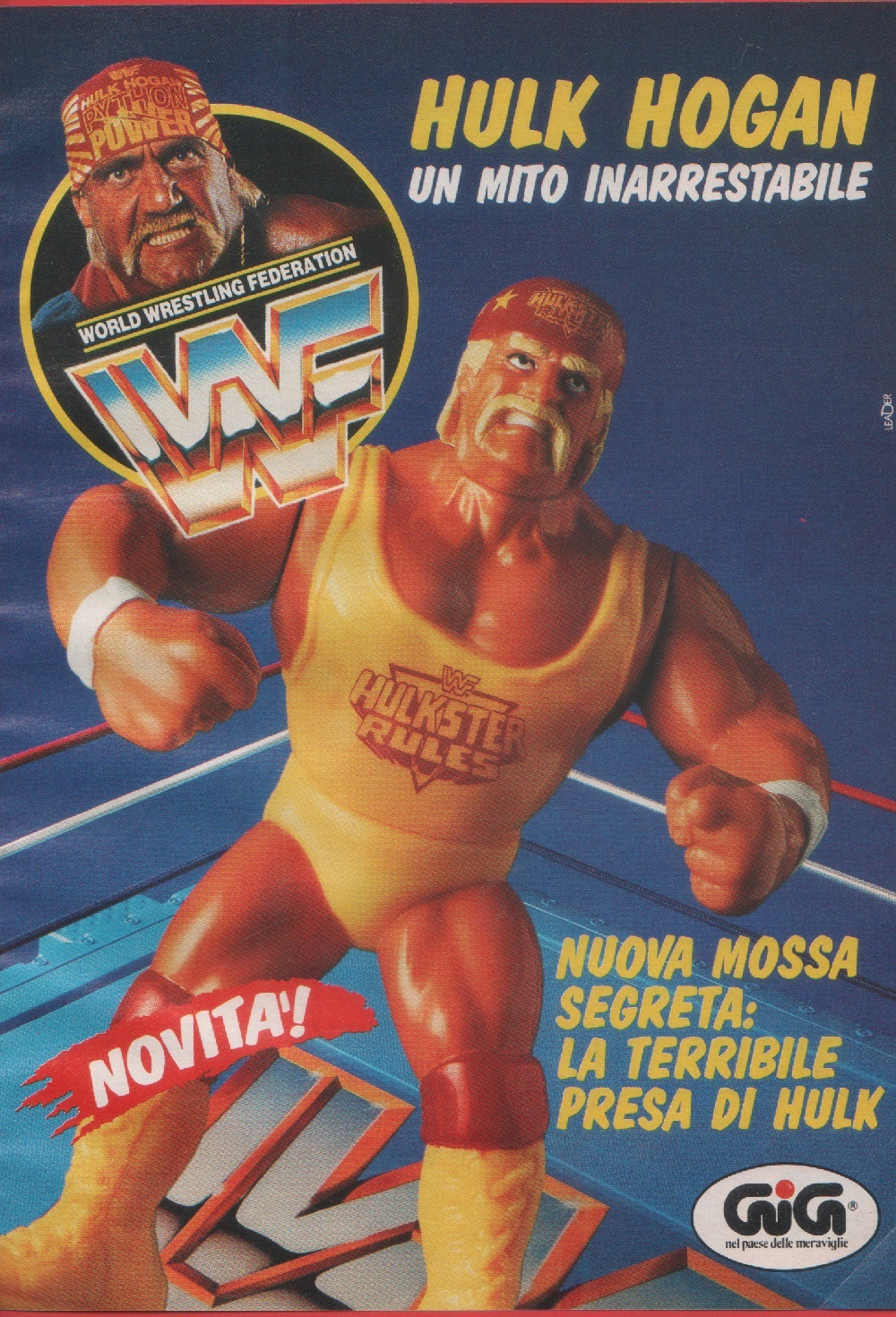Hulk Hogan. Un mito inarrestabile. GIG. Advertising 1992