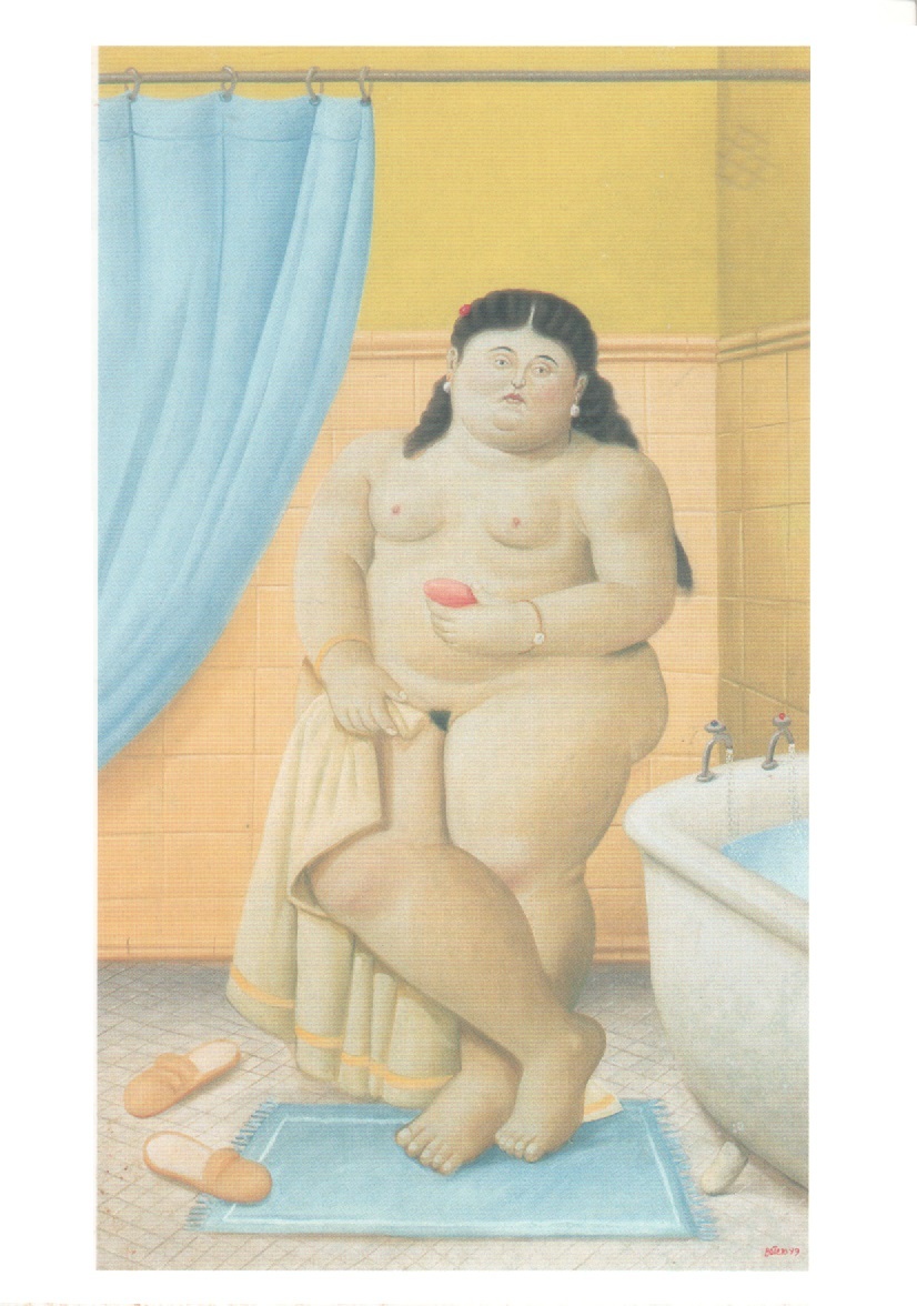 Il bagno. Botero 1999. Non viaggiata