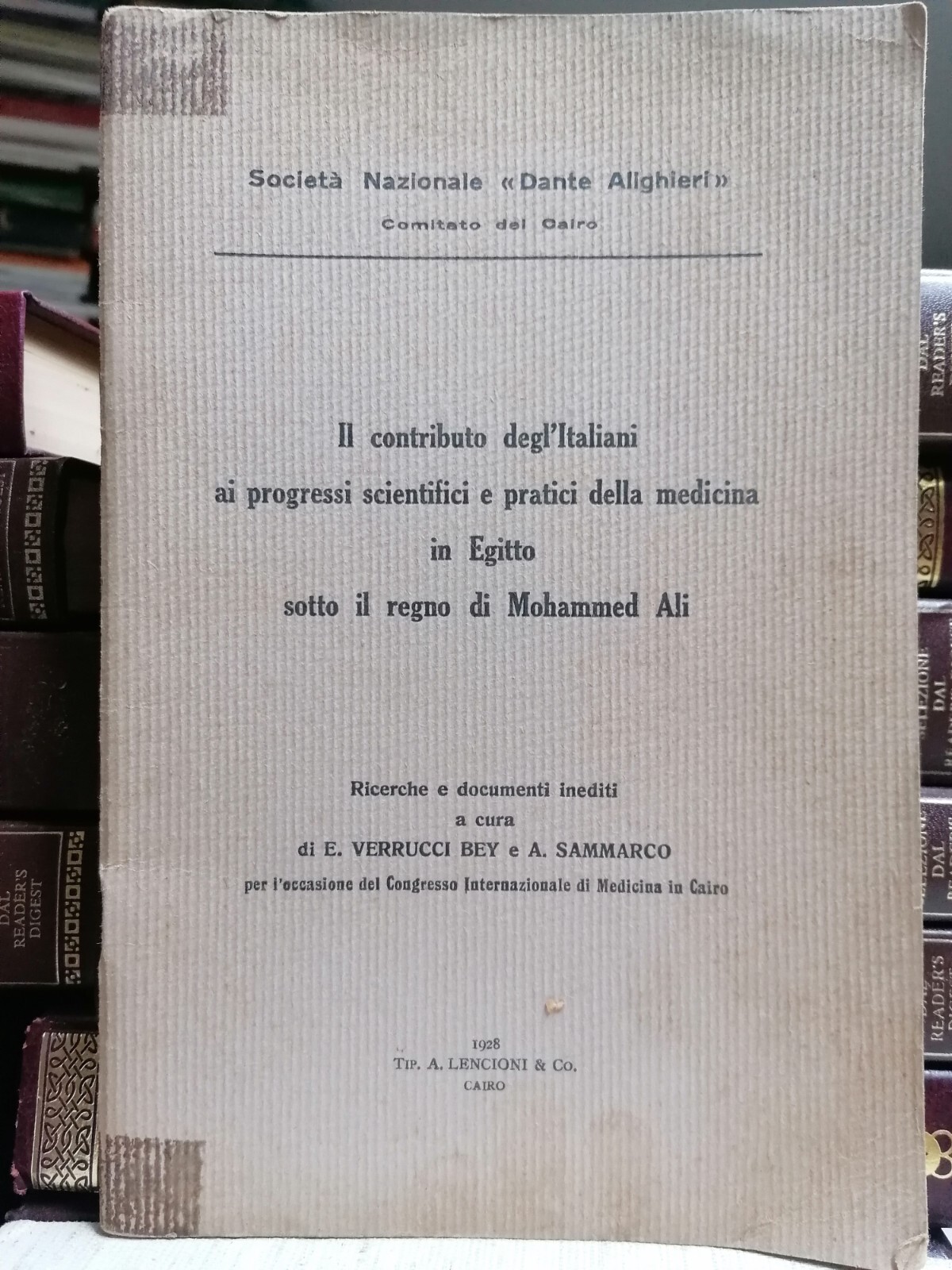 Il Contributo Degli Italiani Ai Progressi Della Medicina In Egitto …