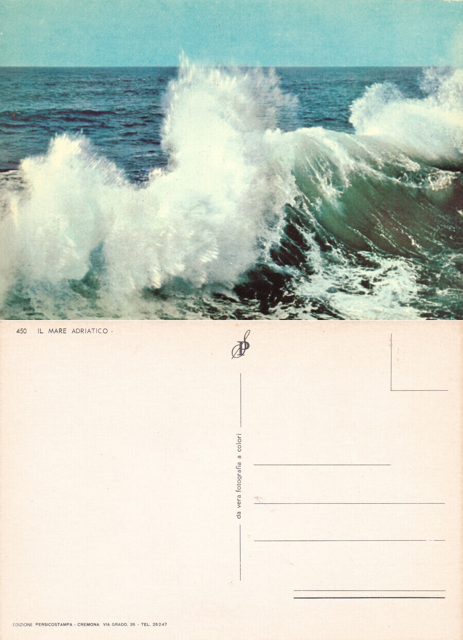 Il Mare Adriatico. Non viaggiata