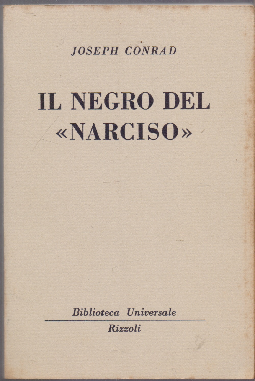 Il negro del narciso (1534-1536 B.U.R.) - Joseph Conrad