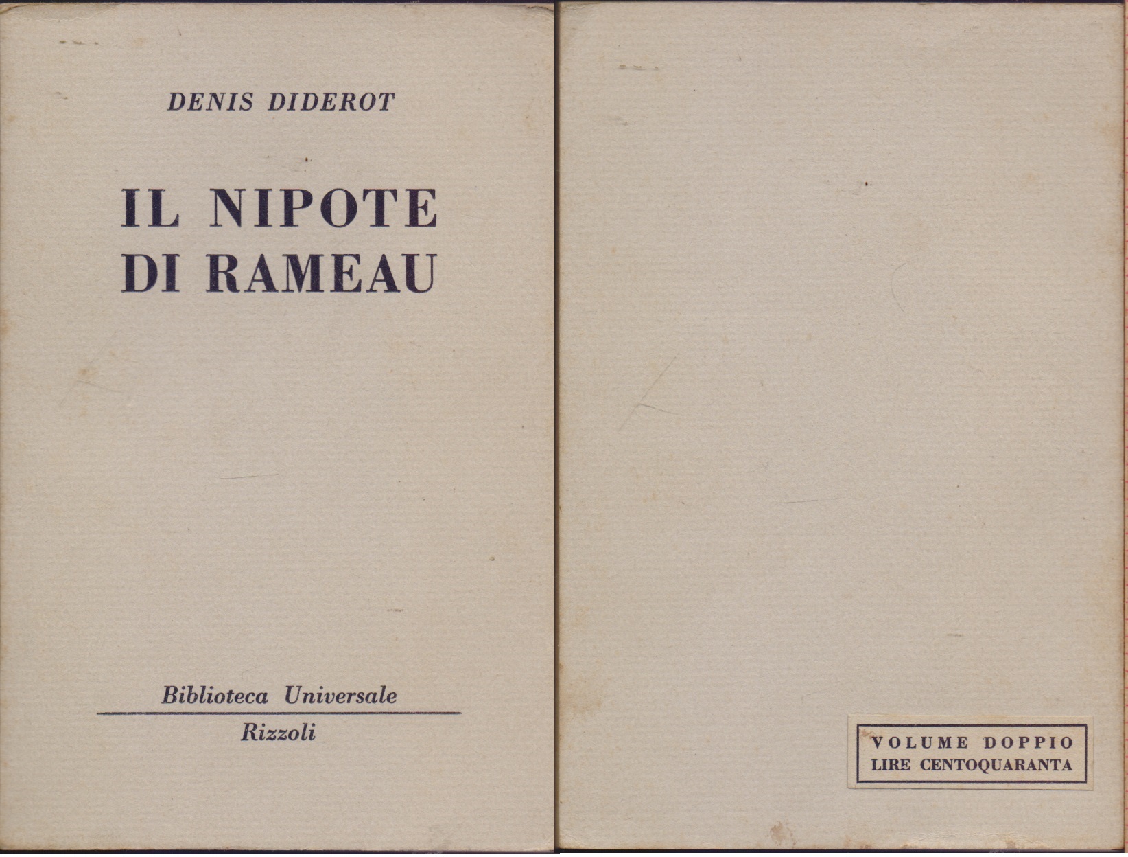 Il nipote di Rameau (1155 - 1156 B.U.R.) - Denis …