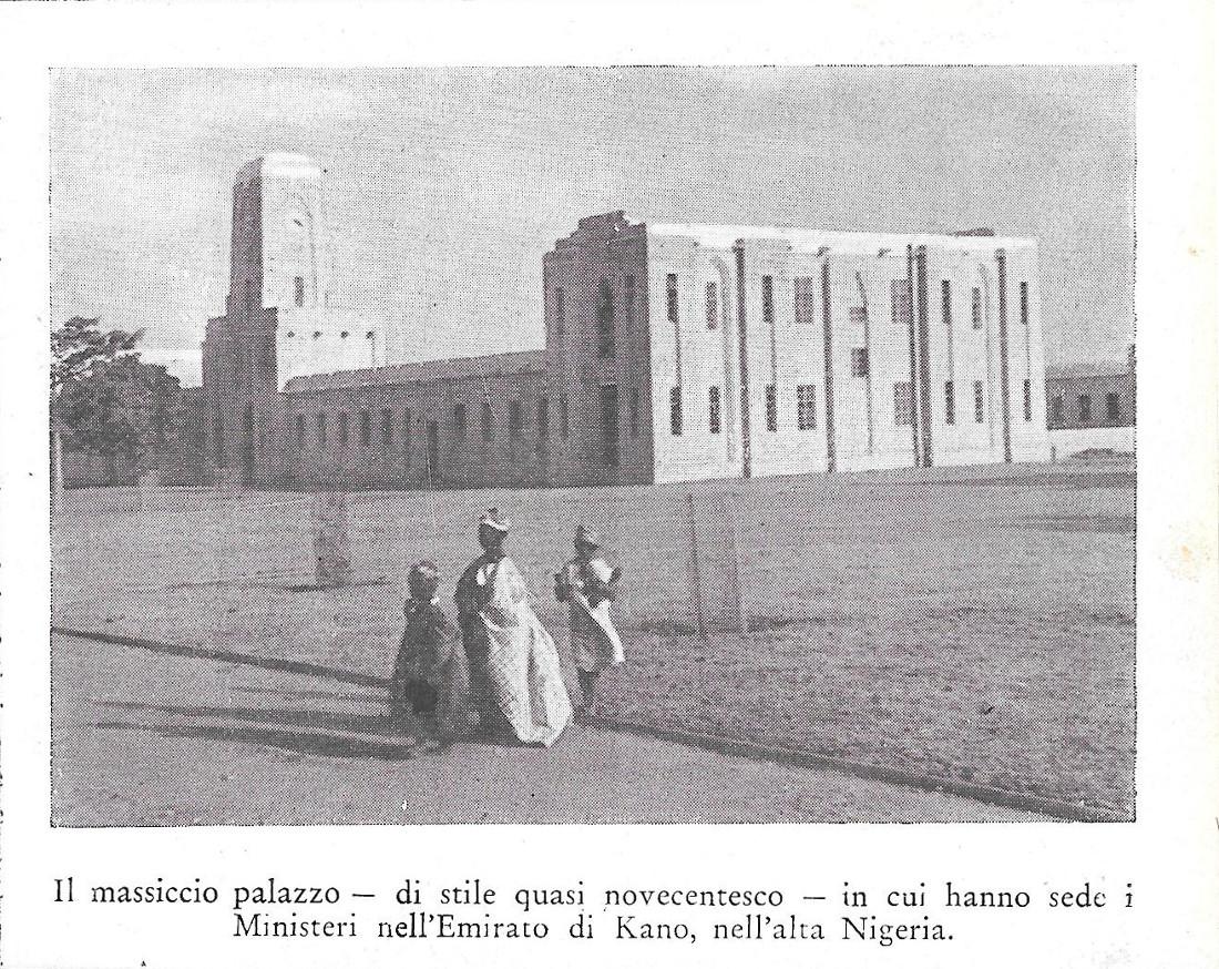 Il palazzo sede dei ministeri nell'Emirato di Kano/L'importanza della navigazione …
