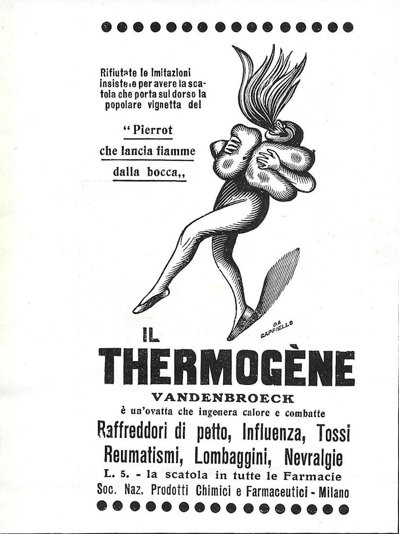 Il Thermogène Vandenbroeck. Advertising 1930