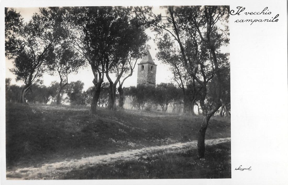 Il vecchio campanile. Non viaggiata, stampa 1934