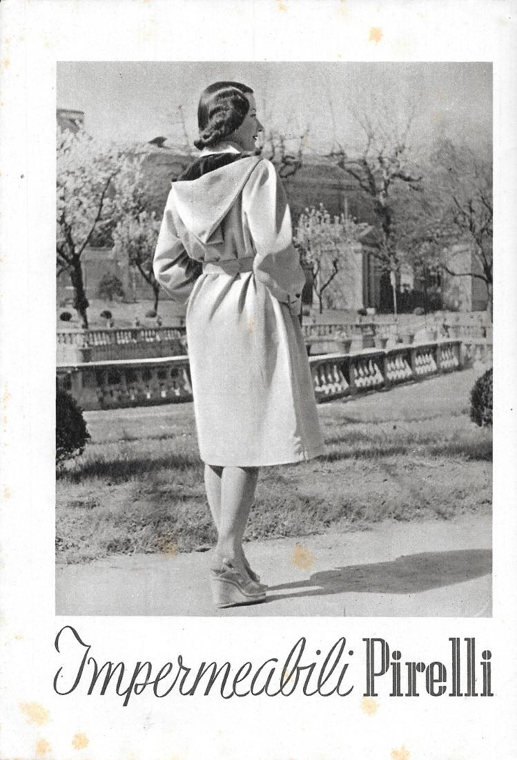 Impermeabili Pirelli. Advertising 1941