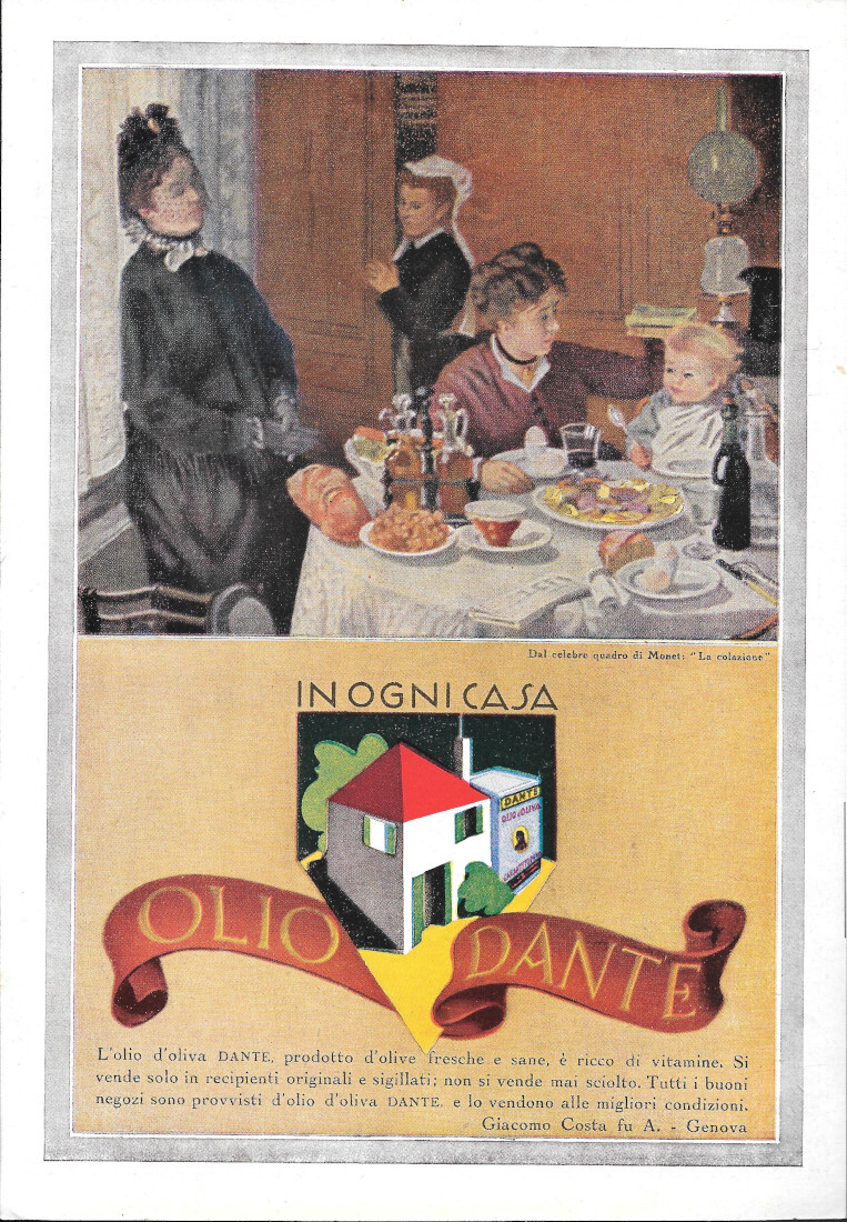 In ogni casa Olio Dante - Advertising 1937