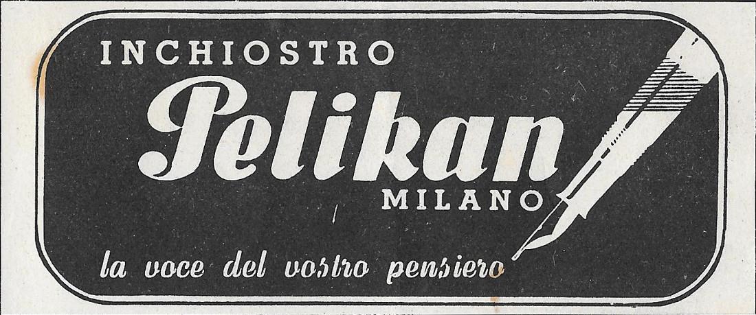Inchiostro Pelikan. Advertising 1943