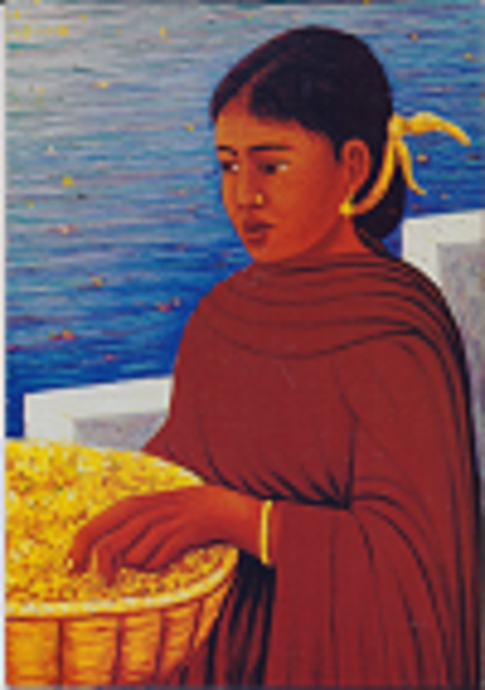 India. Fioraia. Bruno Riccardi. Olio su tela 40x50 . Non …