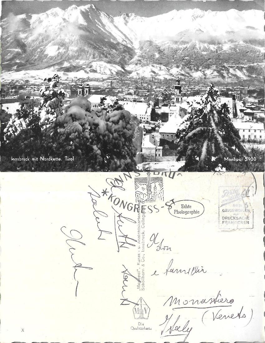 Innsbruck mir Nordkette. Tirol. Viaggiata