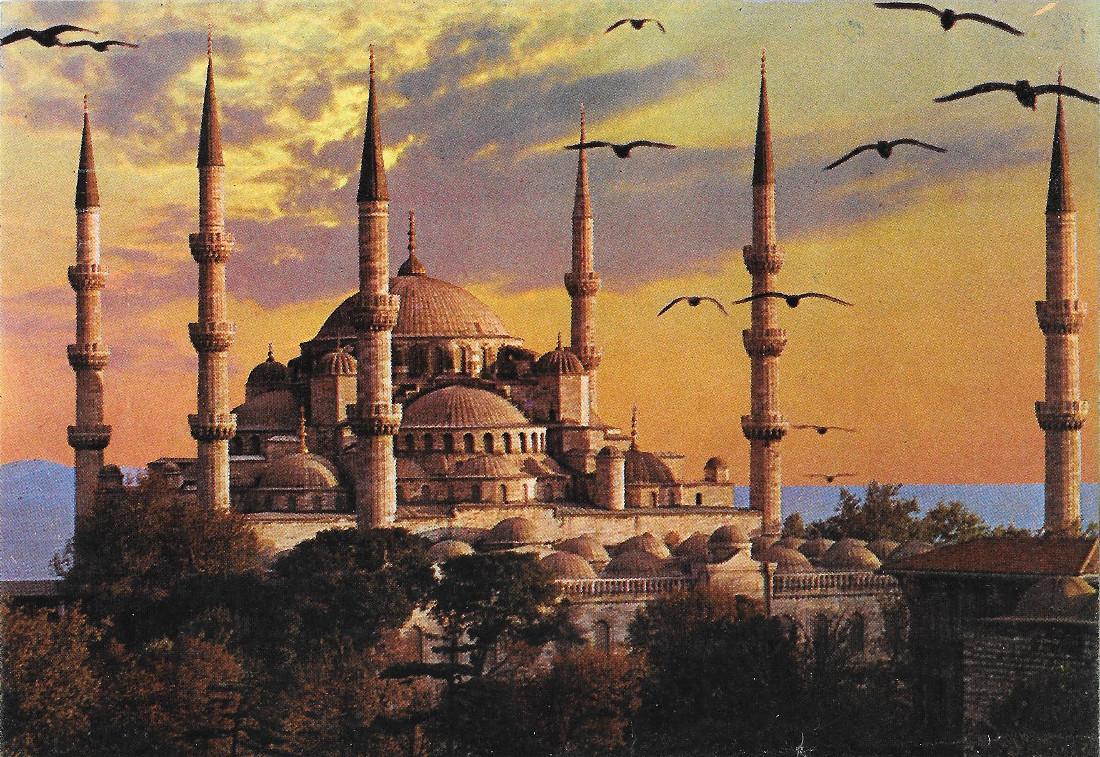 Istanbul. The Blue Mosque and it's surrounding. Non viaggiata