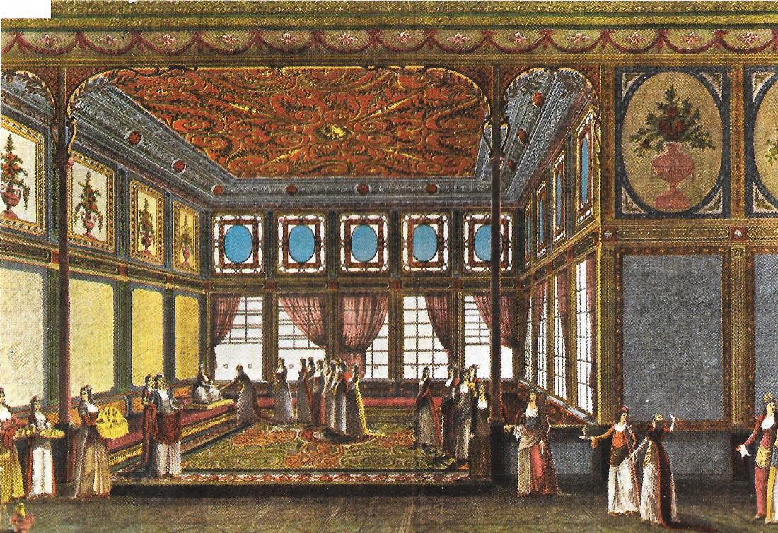 Istanbul. View of the Grand Salon. Non viaggiata