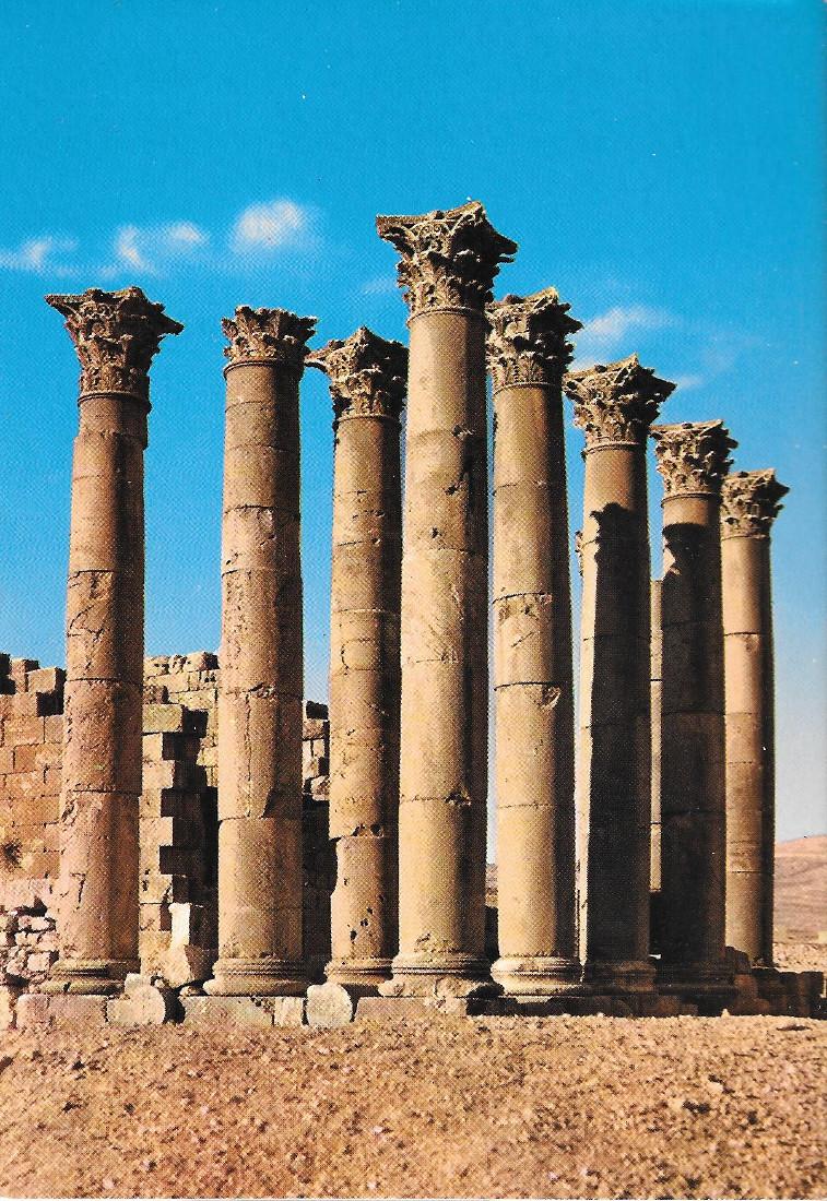 Jerash (Jordan). The Columns. Non viaggiata