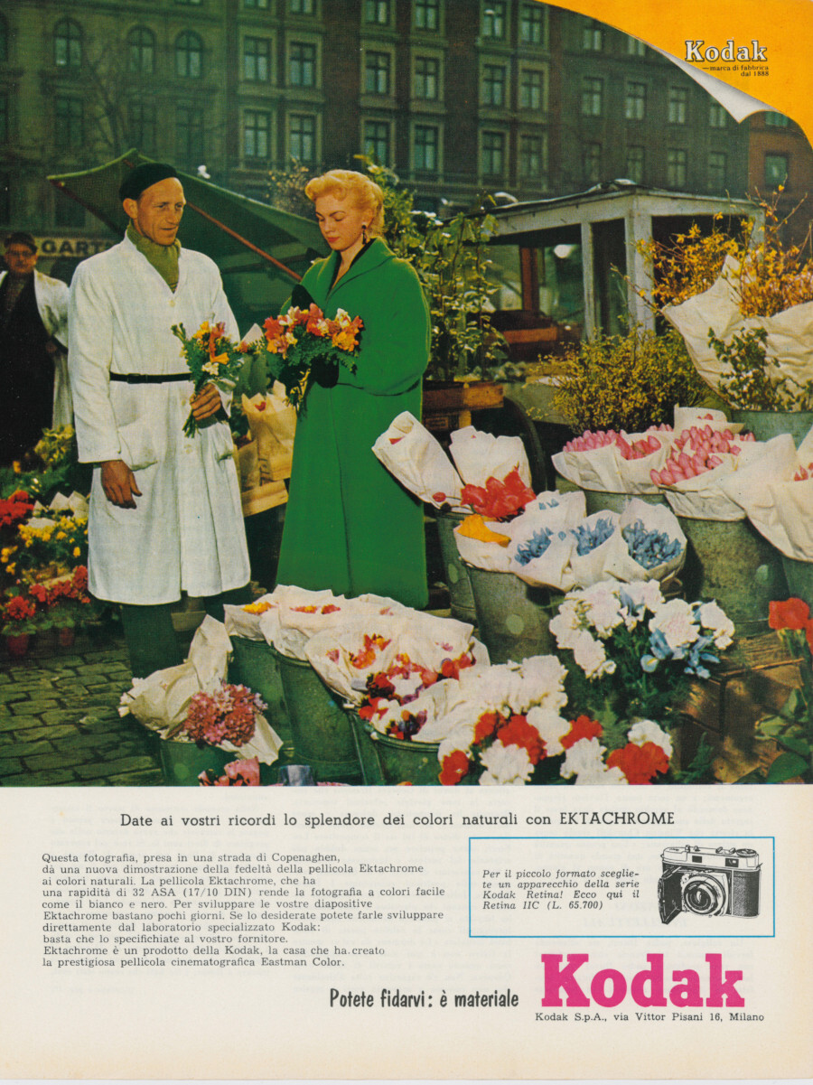 Kodak Ektacrome. Advertising 1957
