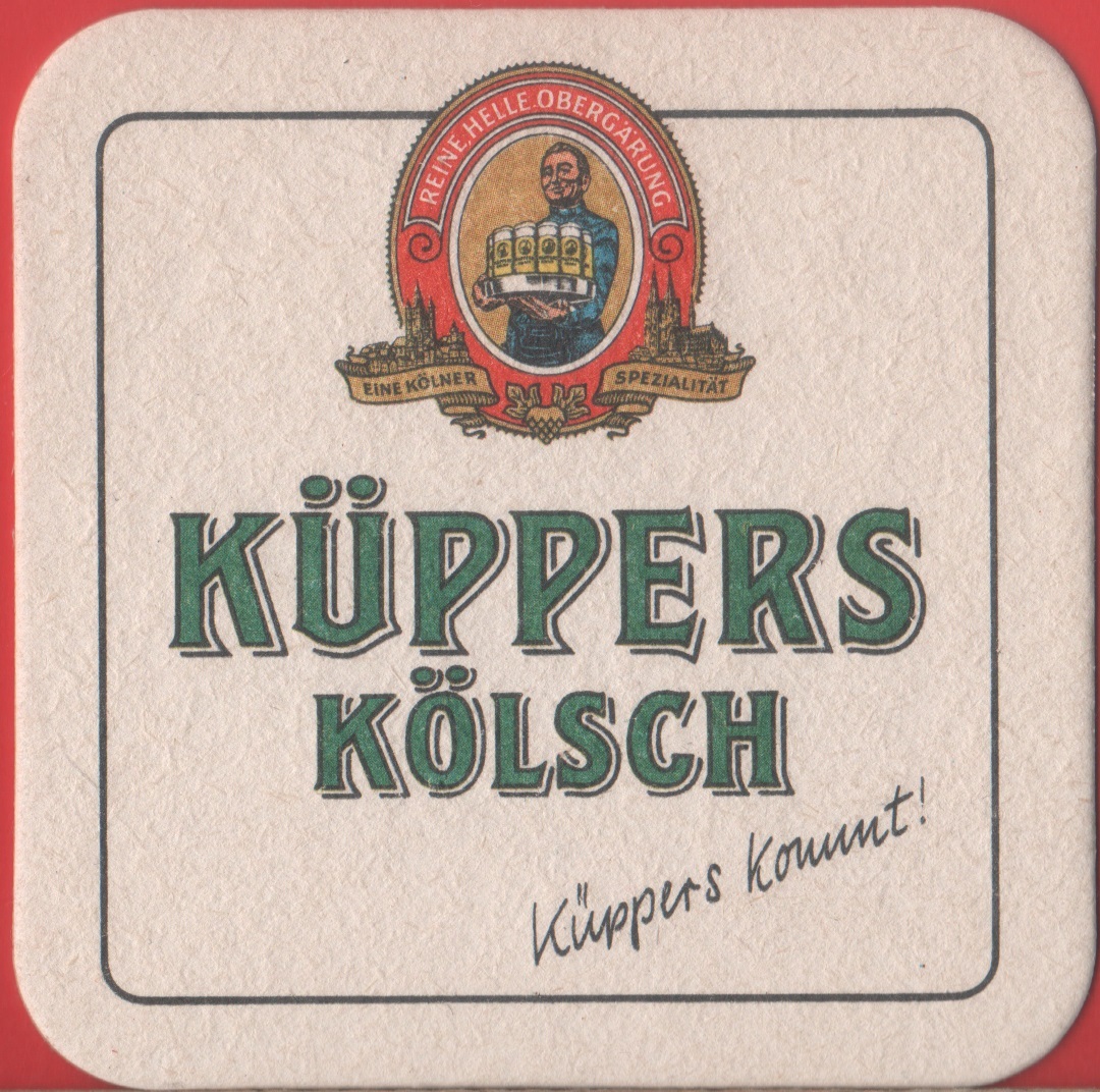 Kuppers Kolsh. Sottobicchiere