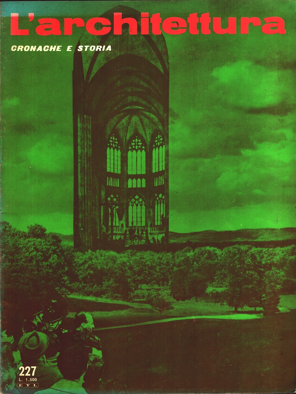 L'architettura, cronaca e storia. Rivista n. 227 settembre 1974