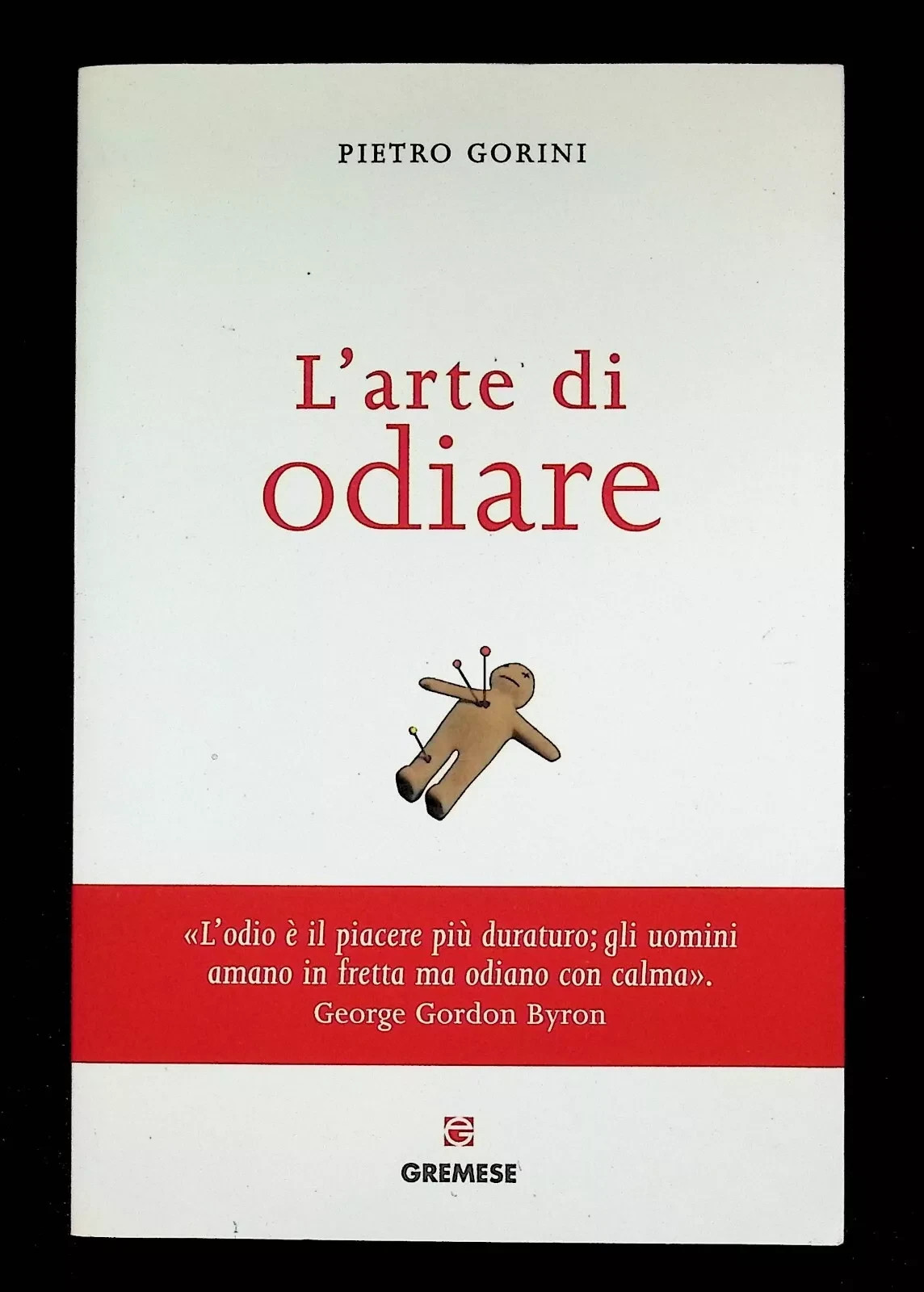 L'Arte di Odiare Libro Pietro Gorini Gremese Piacere dell'Odio 9788884405913